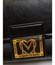 LOVE MOSCHINO LOCKED IN GOLD  Bolso de hombro, con correa para el hombro negro - Bolsos Mujer - 4