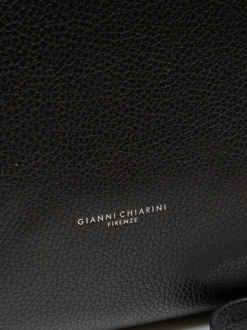 VIRGINIA Bolso de hombro de piel suave negro - Bolsos Mujer