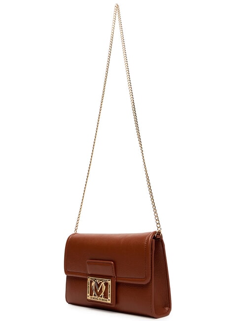 SMART DAILY Bolso de mano con cadena castaña - Bolsos Mujer