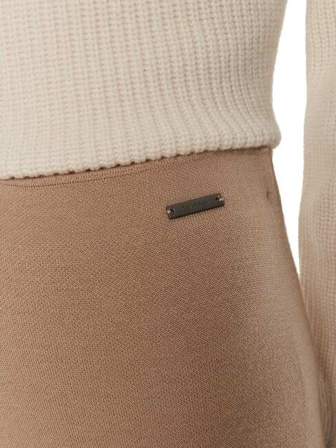 CK Pantalones de punto de pierna ancha &aacute;nfora - Pantalones de mujer