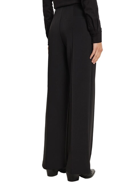 CK Pantalones de pierna acampanada suave ck negro - Pantalones de mujer