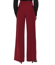 CALVIN KLEIN CK Pantalones palazzo suaves ciclismo rojo - Pantalones de mujer - 2