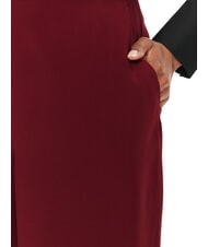 CALVIN KLEIN CK Pantalones palazzo suaves ciclismo rojo - Pantalones de mujer - 3