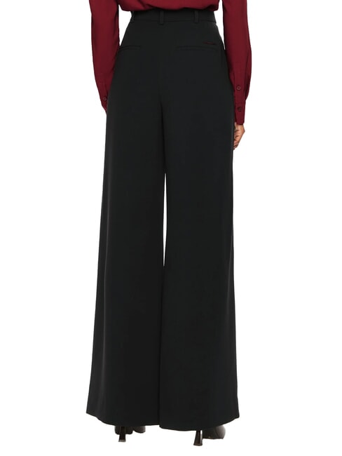 CK Pantalones palazzo suaves ck negro - Pantalones de mujer