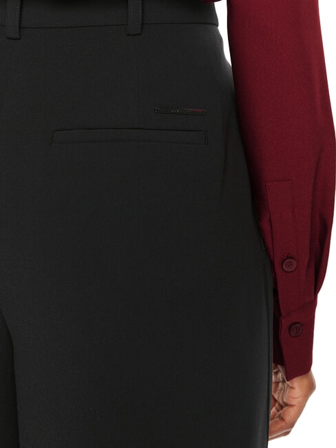 CK Pantalones palazzo suaves ck negro - Pantalones de mujer