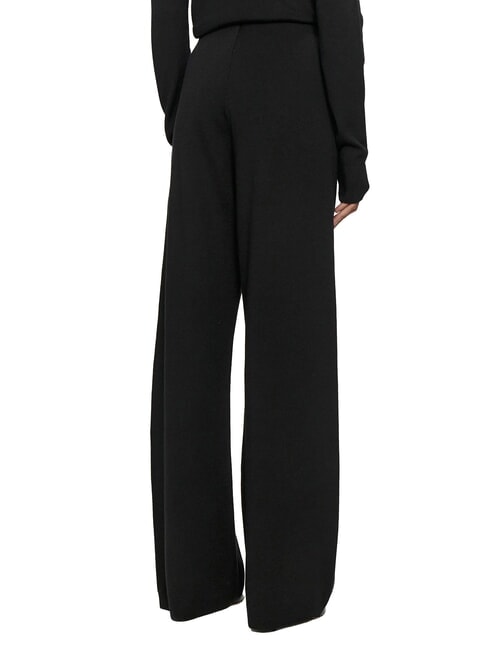CK Pantalones de punto de pierna ancha ck negro - Pantalones de mujer