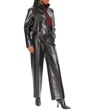 CALVIN KLEIN CK Pantalones de cintura alta con perneras anchas ck negro - Pantalones de mujer - 5