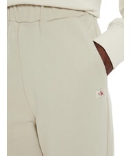CALVIN KLEIN CK JEANS Pantalones de chándal de algodón pelícano - trajes deportivos para mujeres - 3