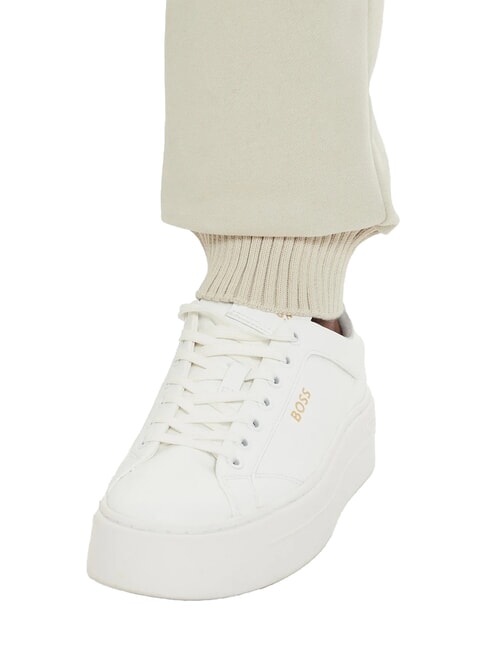 CK JEANS Pantalones de ch&aacute;ndal de algod&oacute;n pel&iacute;cano - trajes deportivos para mujeres