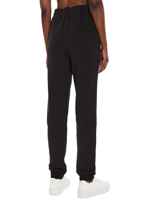 CK JEANS Pantalones de ch&aacute;ndal de algod&oacute;n ck negro - trajes deportivos para mujeres