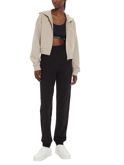 CK JEANS Pantalones de chándal de algodón ck negro - trajes deportivos para mujeres