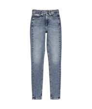 CALVIN KLEIN CK JEANS Vaqueros ajustados de cintura alta dril - Jeans - 4