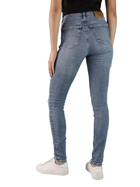 CK JEANS Vaqueros ajustados de cintura alta dril - Jeans