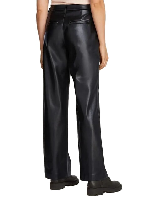 CK JEANS Pantalones rectos y anchos ck negro - Pantalones de mujer