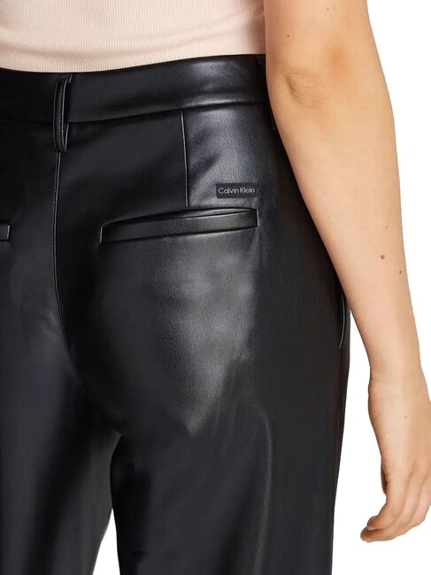 CK JEANS Pantalones rectos y anchos ck negro - Pantalones de mujer