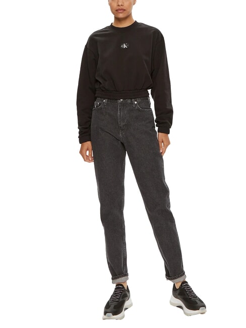 CK JEANS Vaqueros de corte mom gris denim - Jeans