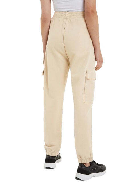 CK JEANS Pantalones de jogging con bolsillos grandes caqui pálido - trajes deportivos para mujeres