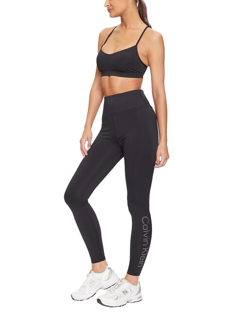 CK PERFORMANCE Leggings con logo belleza negra - trajes deportivos para mujeres