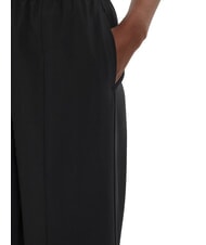 CALVIN KLEIN CK PERFORMANCE Pantal&oacute;n palazzo con el&aacute;stico con logo belleza negra - trajes deportivos para mujeres - 4