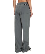 CALVIN KLEIN CK JEANS Pantalones chinos de pierna ancha y pierna recta gris infinito - Pantalones de mujer - 2