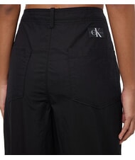 CALVIN KLEIN CK JEANS Pantalones chinos de pierna ancha y pierna recta ck negro - Pantalones de mujer - 3