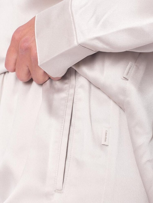 CK Pantalón de pijama ancho de satén capullo - Pijamas de mujer