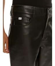 CALVIN KLEIN CK JEANS Pantalones rectos de cintura alta ck negro - Pantalones de mujer - 3