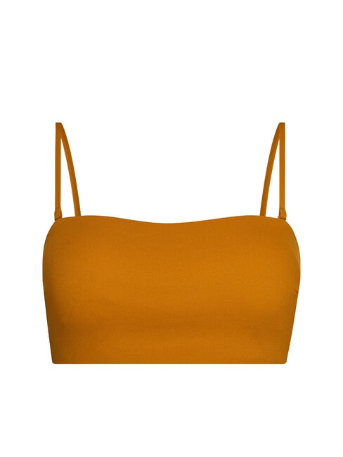 CK Traje de baño con top de bikini bandeau pimienta de Jamaica - Bañadores de mujer