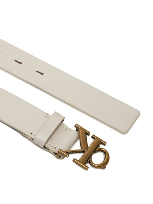 CK JEANS MONOGRAM  Cintur&oacute;n de cuero abedul - Cinturones