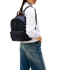 TOMMY HILFIGER POPETTE Mochila de mujer azul espacial / negro - Bolsos Mujer - 4