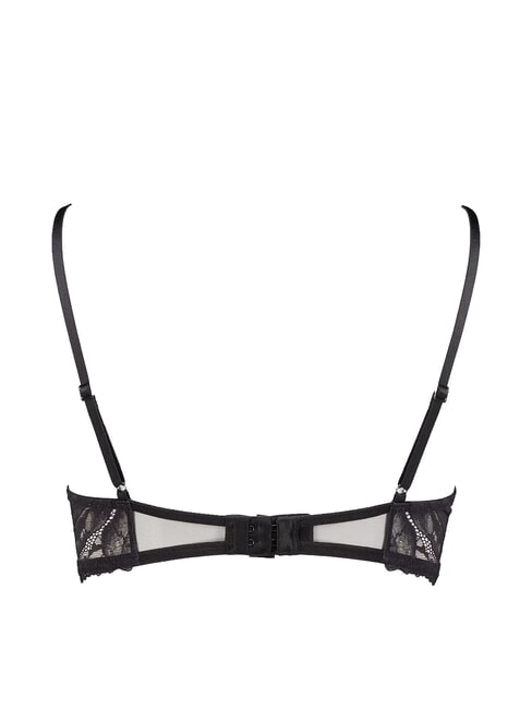 CK Sujetador balconette de encaje negro - Ropa interior femenina