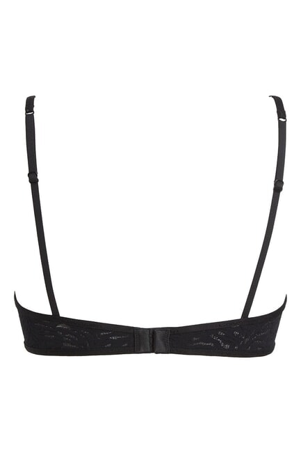 CK Sujetador balconette de encaje negro - Ropa interior femenina