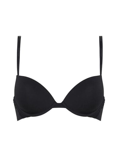 CK Sujetador push-up de cuello profundo negro - Ropa interior femenina