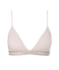 CALVIN KLEIN CK sujetador bralette de triángulo Concha de arena con nuevo logotipo de piedra - Ropa interior femenina - 4