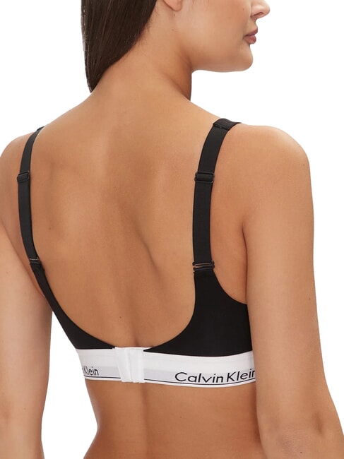 CK Sujetador ligeramente acolchado negro - Ropa interior femenina