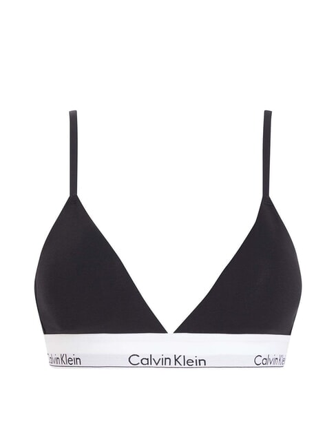 CK Sujetador bralette de algod&oacute;n el&aacute;stico negro - Ropa interior femenina