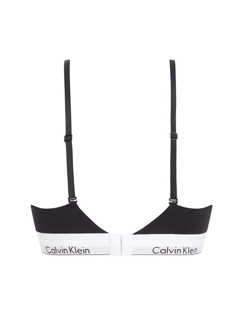 CK Sujetador bralette de algod&oacute;n el&aacute;stico negro - Ropa interior femenina