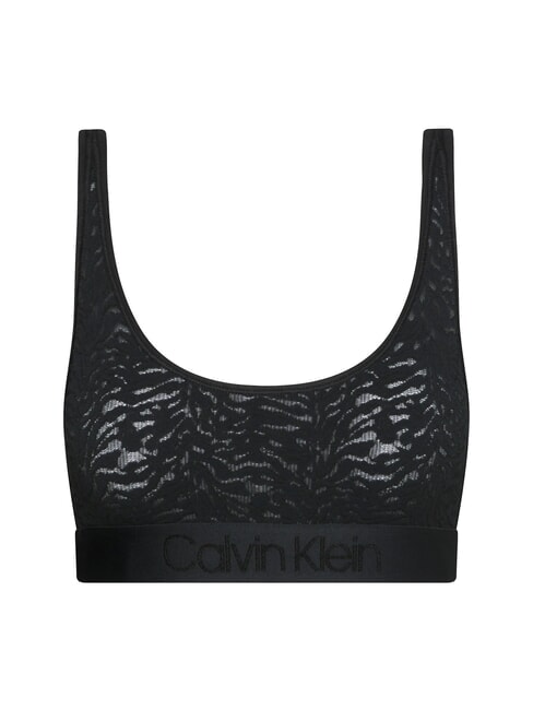 CK Sujetador bralette sin forro negro - Ropa interior femenina