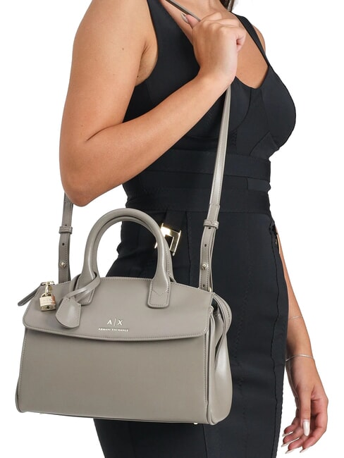 JANE  Bolso de mano, con bandolera lubina marr&oacute;n - Bolsos Mujer