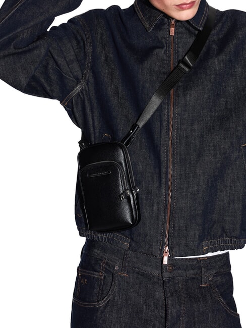 OKINAWA  Mini bolso para smartphone negro - Bandoleras Hombre