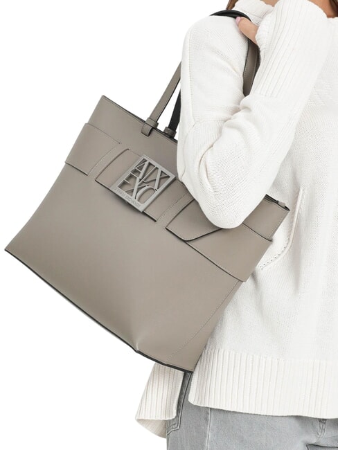 A|X BUCKLE Bolsa de hombro lubina marrón - Bolsos Mujer