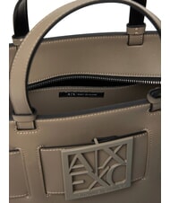 ARMANI EXCHANGE A|X BUCKLE Comprador de mano, con bandolera lubina marrón - Bolsos Mujer - 4