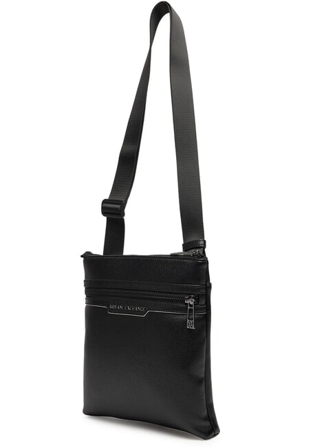 OKINAWA  Bolsa plana negro/negro - Bandoleras Hombre