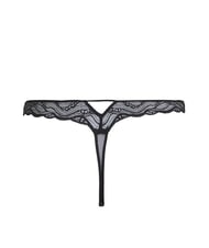 CALVIN KLEIN CK Tanga de encaje negro - Calzoncillos de mujer - 5