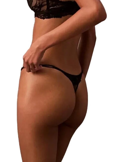 CK Perizoma negro - Calzoncillos de mujer