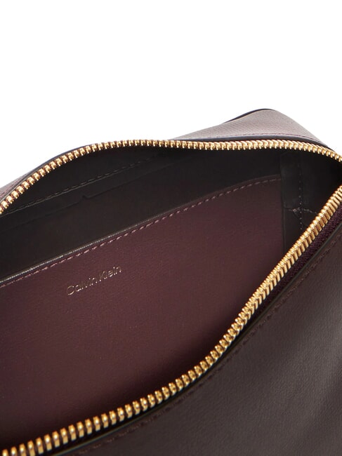 EMBOSSED LOGO Mini bolso de hombro dulce de azúcar/espresso - Bolsos Mujer