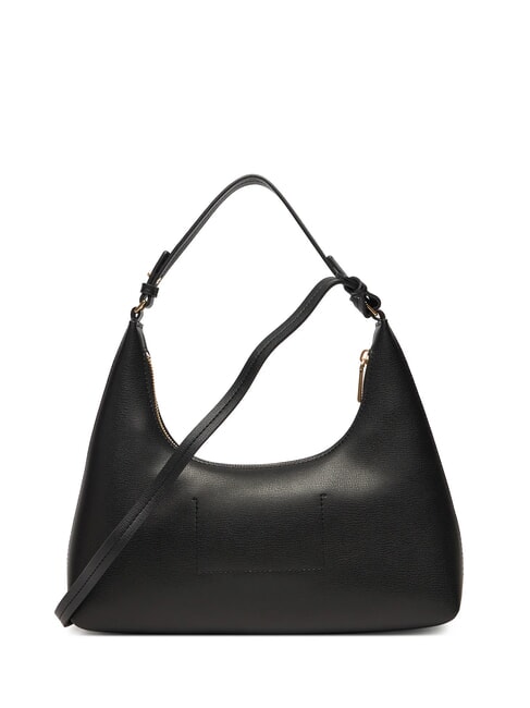 EMBOSSED LOGO Bolso de hombro, con correa para el hombro coco negro/tostado - Bolsos Mujer