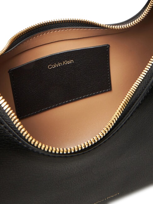 EMBOSSED LOGO Bolso de hombro, con correa para el hombro coco negro/tostado - Bolsos Mujer