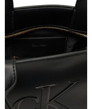 CALVIN KLEIN BOLD MONOGRAM Mini bolso con bandolera En negro - Bolsos Mujer - 4