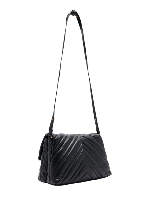 LUNNY Bolso hobo acolchado mediano NEGRO - Bolsos Mujer